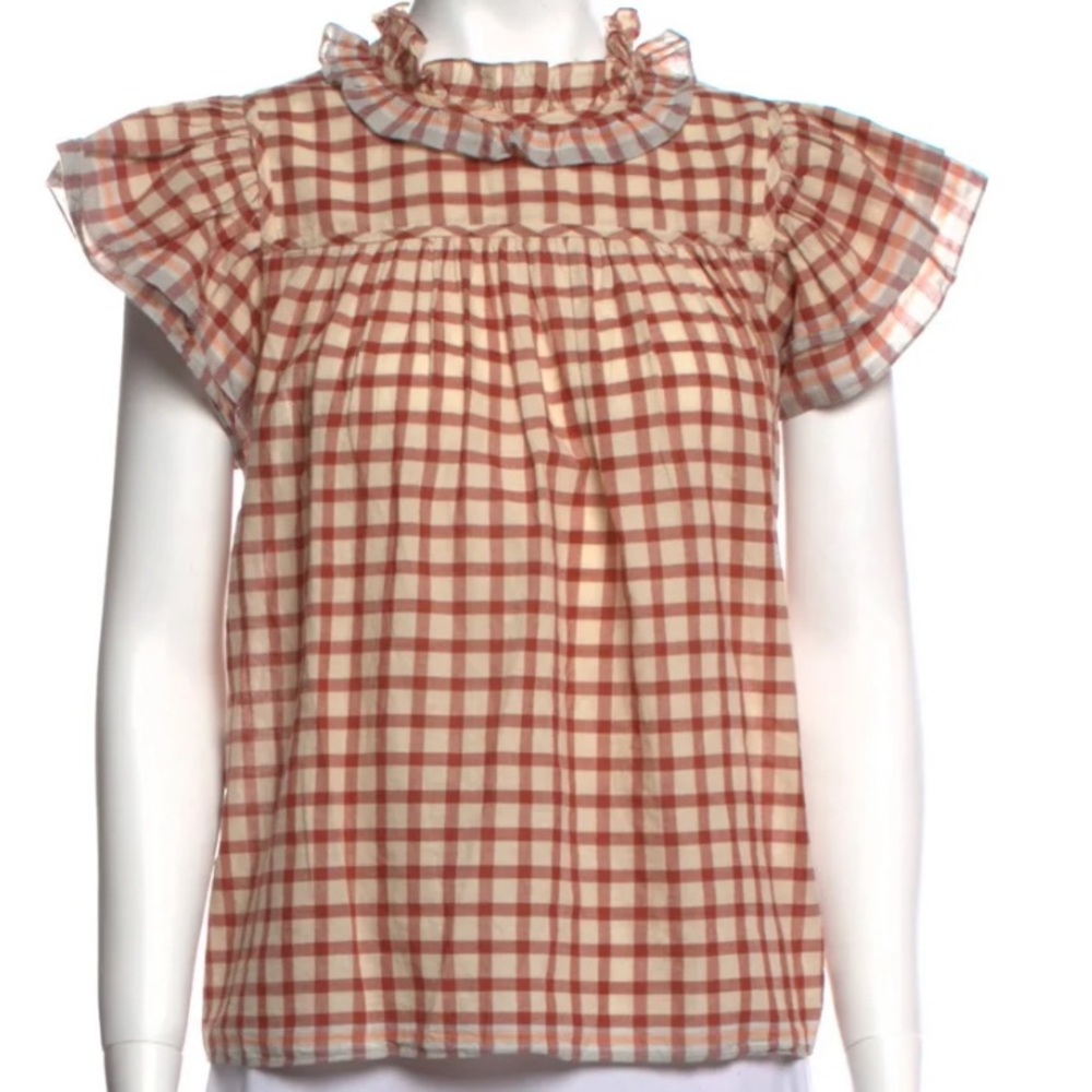 Ulla Johnson plaid top